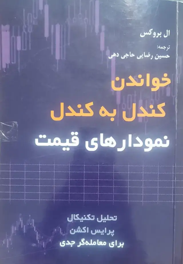 جلد کتاب خواندن کندل به کندل نمودارهای قیمت