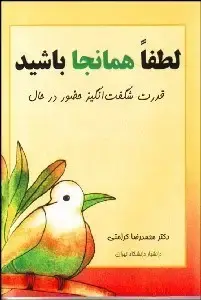 جلد کتاب لطفا همانجا باشید
