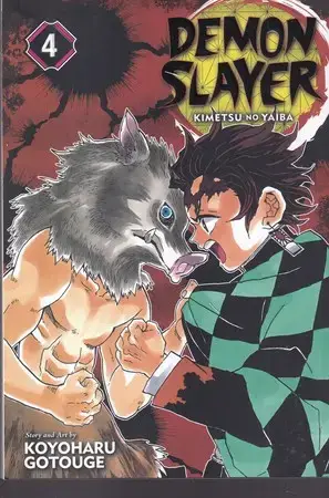 جلد کتاب اورجینال شیطان کش 4 / demon slayer 4