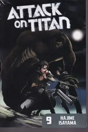 جلد کتاب مات حمله به تایتان 9 (شمیز،رقعی،مات) اورجینال (Attack on titan)