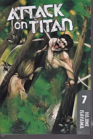 جلد کتاب مات حمله به تایتان 7 (شمیز،رقعی،مات) اورجینال (Attack on titan)