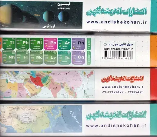 جلد کتاب فرمول محاسبه اشکال هندسی50*70 وایت بردی