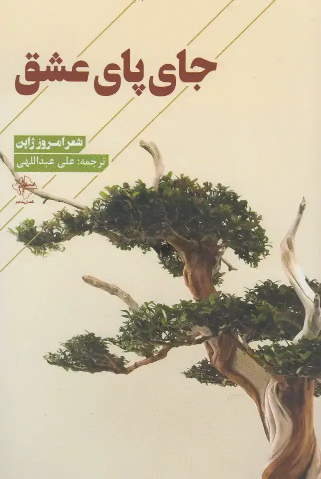 جلد کتاب جای پای عشق