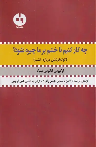 جلد کتاب چه کار کنیم تا خشم برما چبره نشود