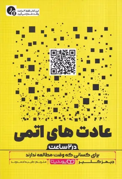 جلد کتاب عادت های اتمی در 2 ساعت