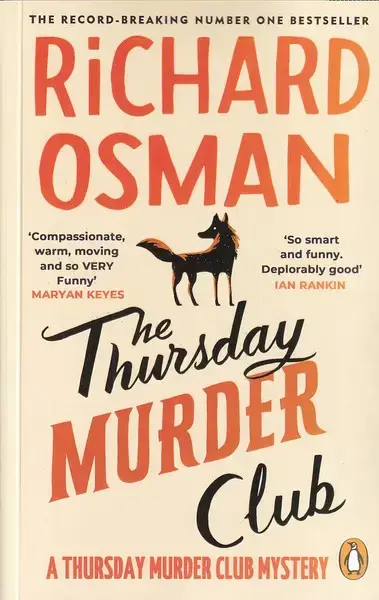 جلد کتاب THE THURSDAY MURDER CLUB باشگاه قتل پنجشنبه ها