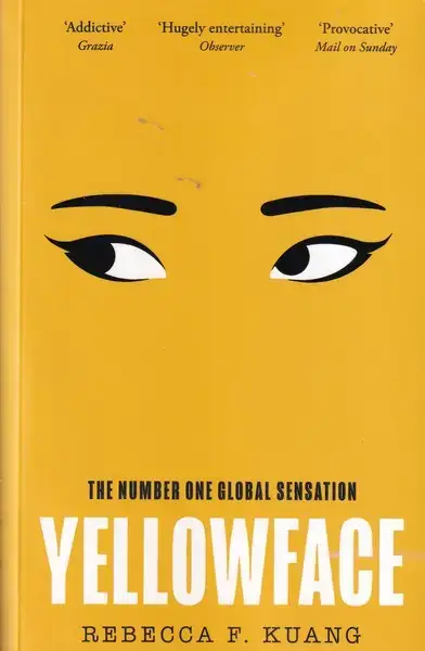 جلد کتاب yellowface صورت زرد