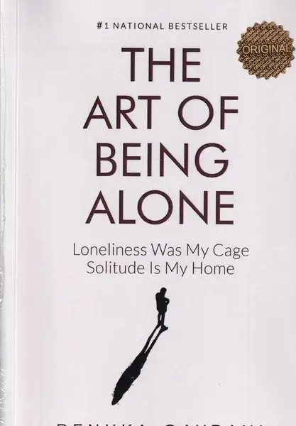 جلد کتاب the art of being alone هنر تنها بودن