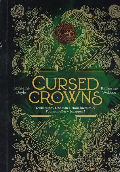 جلد کتاب cursed crowns تاج نفرین شده