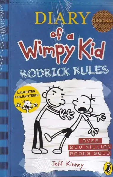 جلد کتاب diary of a wimpy kid 2 خاطرات یک بچه چلمن 2