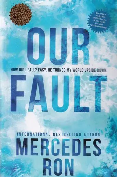 جلد کتاب our fault اشتباه ما