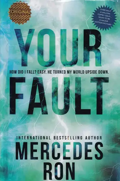 جلد کتاب your fault اشتباه تو