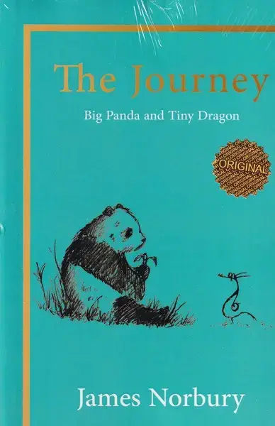جلد کتاب THE JOURNEY,BIG PANDA AND TINY DRAGON سفر،پاندای بزرگ و اژدهای کوچک