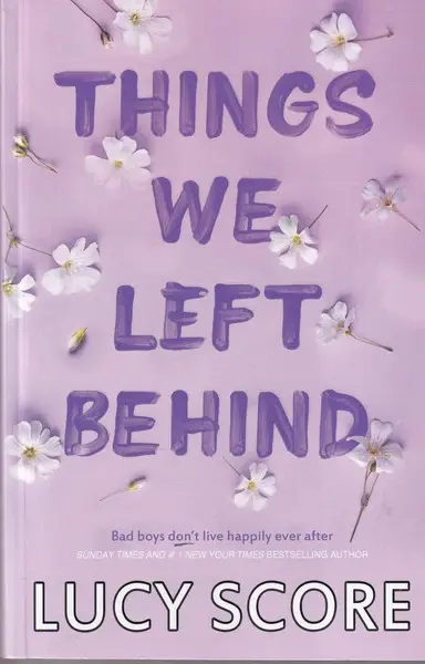 جلد کتاب things we left behind
