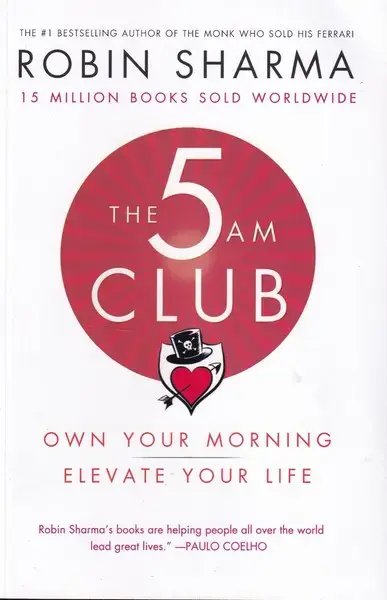 جلد کتاب the 5 am club باشگاه 5 صبحی ها