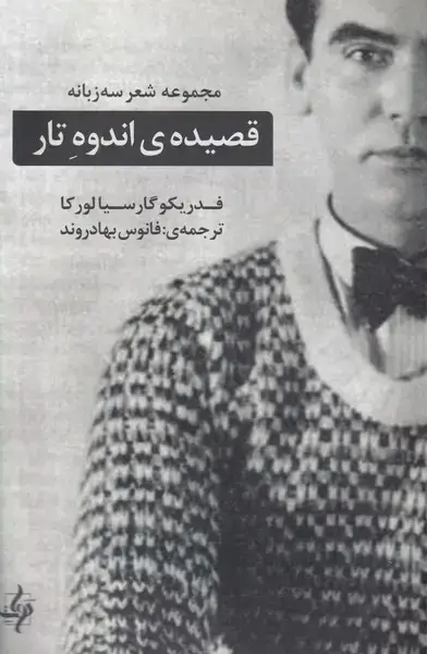 جلد کتاب قصیده اندوه تار