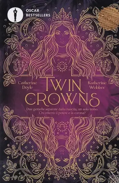 جلد کتاب Twin crowns تاج 2قلوها