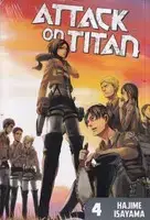 جلد کتاب مانگا attack on titan4 حمله به تیتان 4