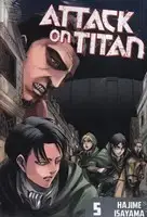 جلد کتاب مانگا attack on titan5 حمله به تیتان 5