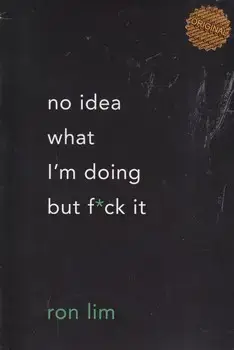 جلد کتاب NO IDEA WHAT IM DOING BUT FUCK IT نمیدانم دارم چیکار میکنم ولی به درک