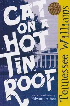 جلد کتاب CAT ON A HOT TIN ROOF گربه روی شیروانی داغ