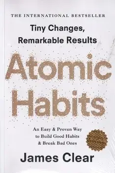 جلد کتاب ATOMIC HABITS عادت های اتمی