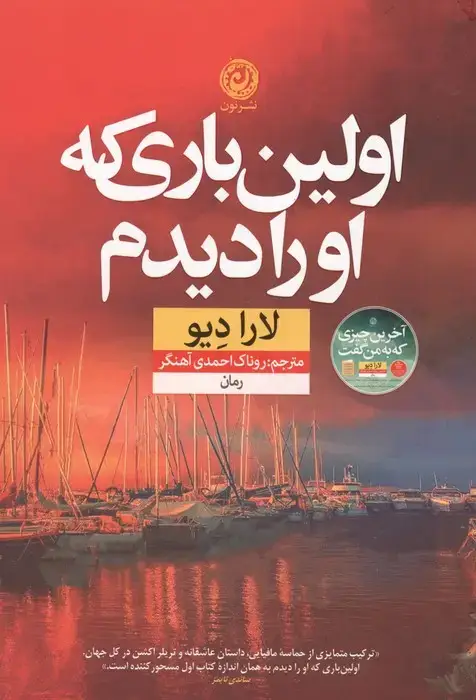 جلد کتاب اولین باری که او را دیدم