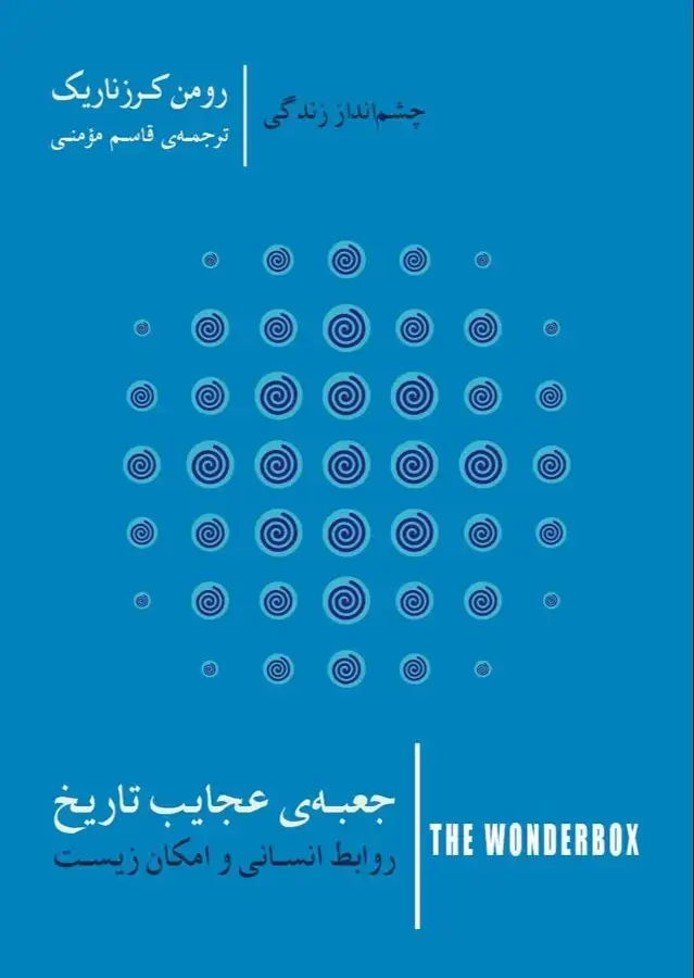 جلد کتاب جعبه عجایب تاریخ (روابط انسانی و امکان زیست)