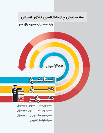 جلد کتاب سه سطحی جامعه شناسی کنکور