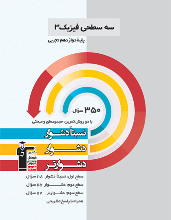 جلد کتاب سه سطحی فیزیک(3) دوازدهم تجربی