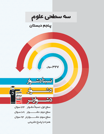 جلد کتاب سه سطحی علوم پنجم