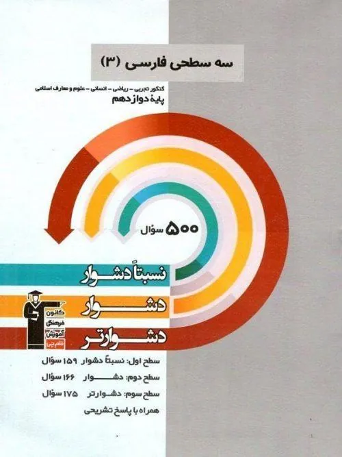 ادبیات فارسی دوازدهم سه سطحی قلم چی