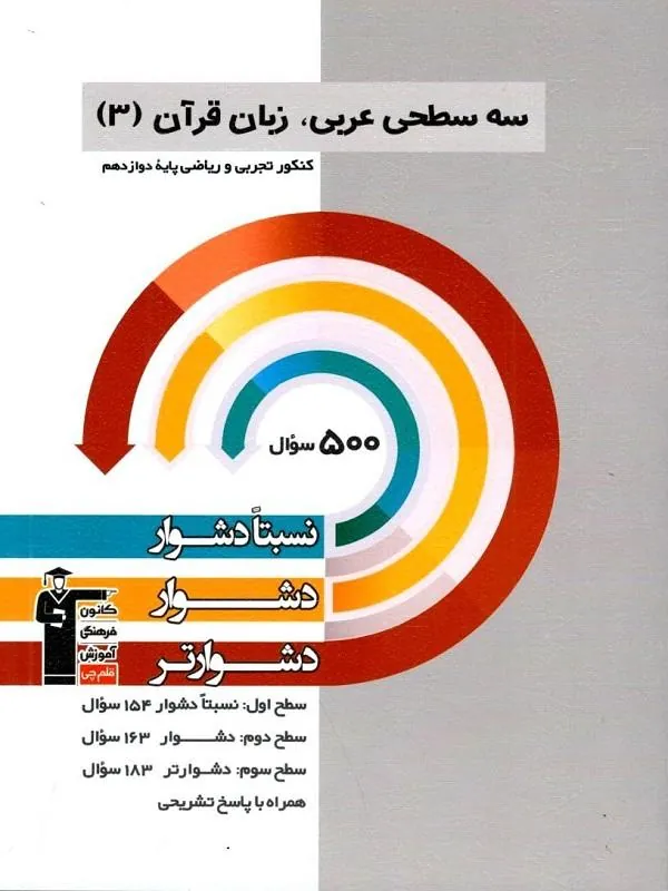 کتاب عربی دوازدهم سه سطحی قلم چی عربی دوازدهم سه سطحی قلم چی