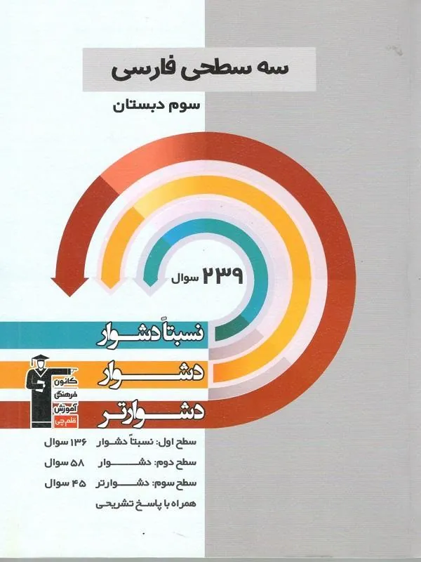 فارسی سوم دبستان سه سطحی قلم چی