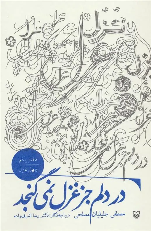 کتاب در دلم جز غزل نمی گنجد