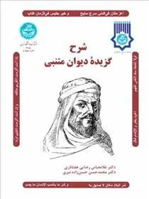 کتاب شرح گزیده دیوان متنبی