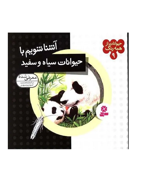 کتاب حیوانات از همه رنگ 9 آشنا شویم با حیوانات سیاه و سفید حیوانات از همه رنگ 9 آشنا شویم با حیوانات سیاه و سفید