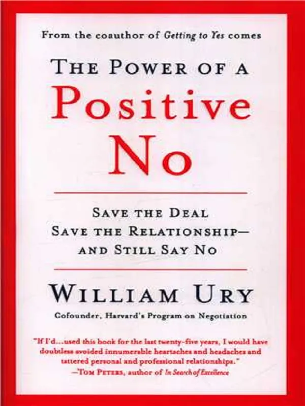 The Power Of A Positive No