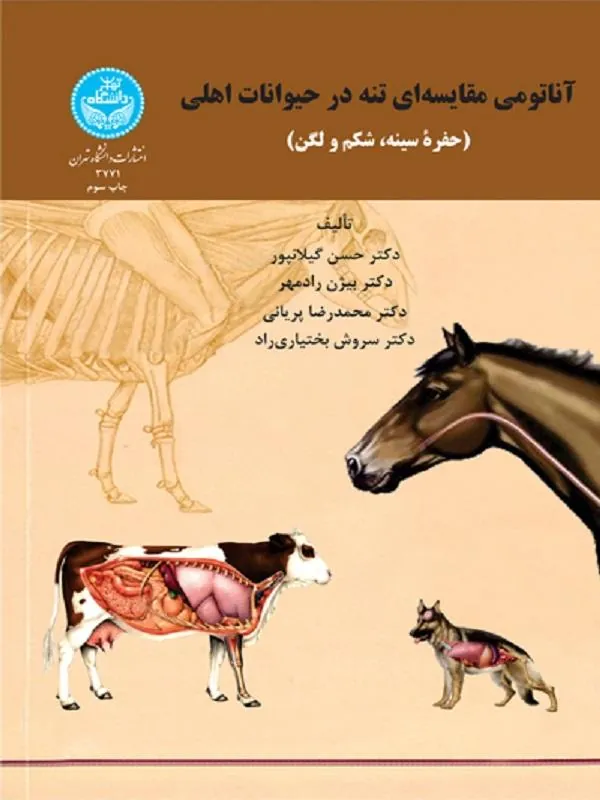 آناتومی مقایسه‌­ای تنه در حیوانات اهلی