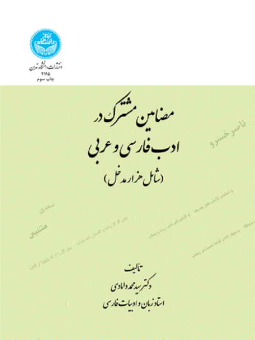 کتاب مضامین مشترک در ادب فارسی و عربی اثر سیدمحمد دامادی