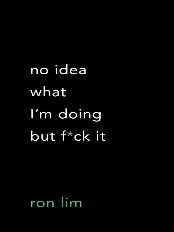 no idea what i'm doing but f*ck it