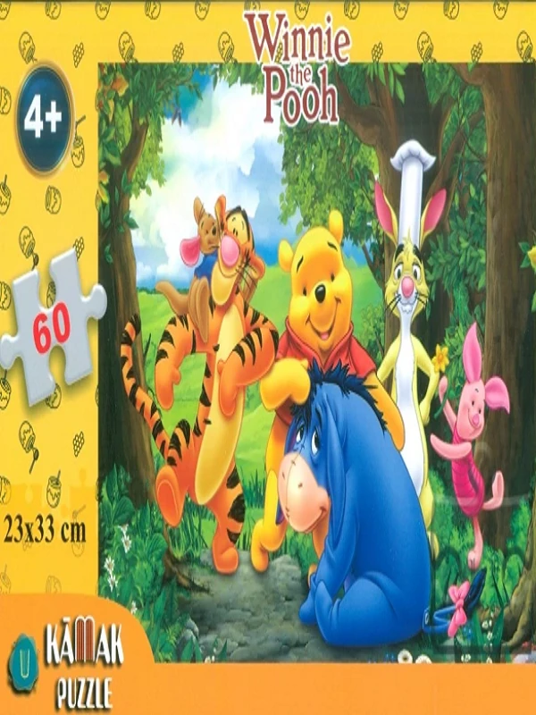 کتاب پازل 60 تکه وینی پو با جعبه