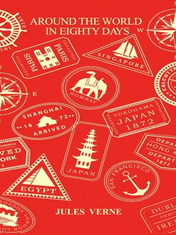کتاب دور دنیا در 80 روز Around the world in eighty days
