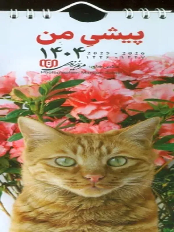 کتاب تقویم دیواری 1404 طرح پیشی من