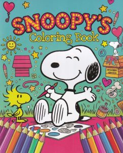 کتاب رنگ آمیزی Snoopy