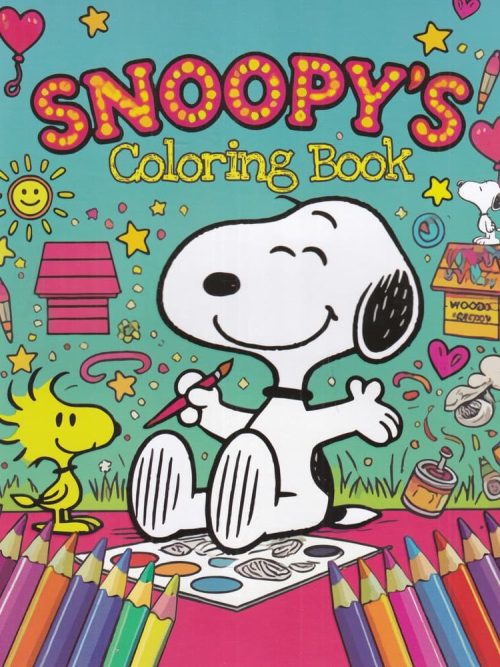 کتاب رنگ آمیزی Snoopy