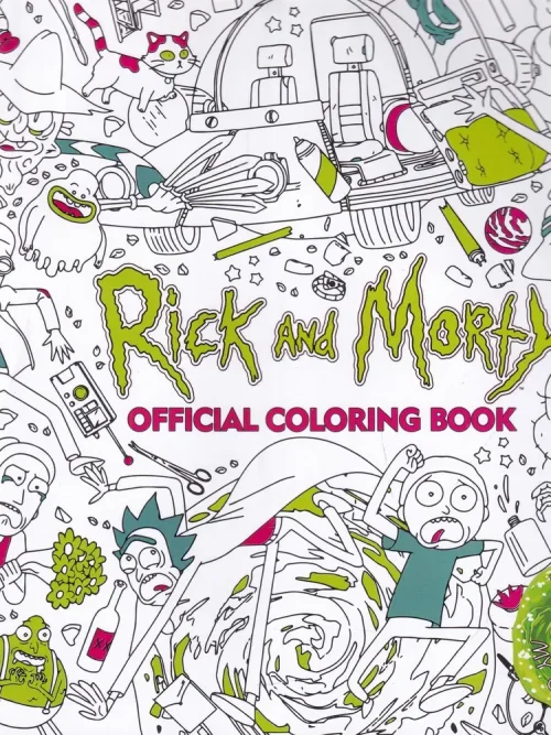 کتاب رنگ آمیزی Rick and Morty