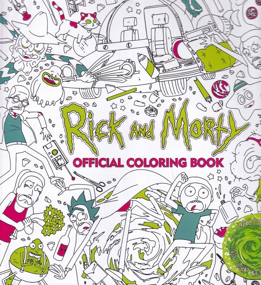 کتاب رنگ آمیزی Rick and Morty