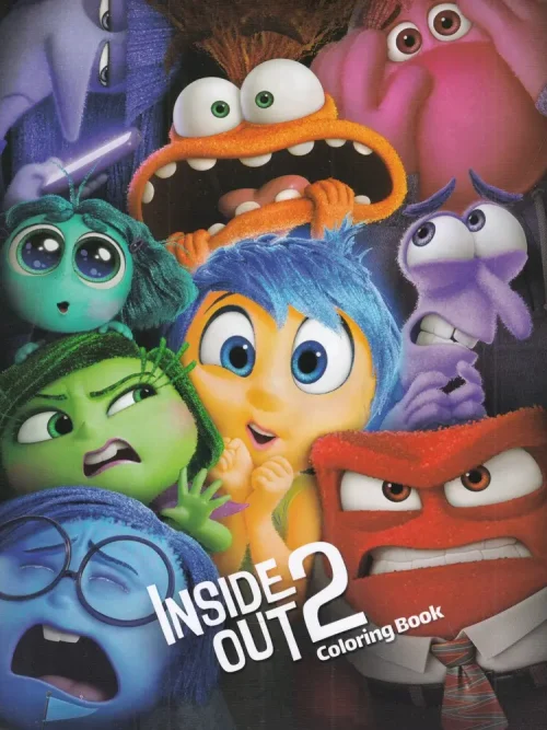 کتاب رنگ آمیزی Inside Out 2