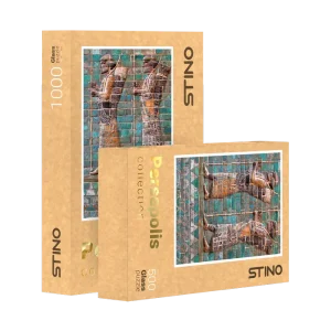 پازل آجر لعابدار رنگی سربازان هخامنشی